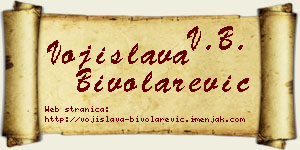 Vojislava Bivolarević vizit kartica